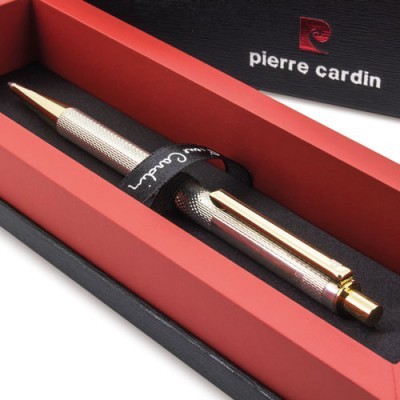 Bolígrafos de plata de Pierre Cardin personalizados